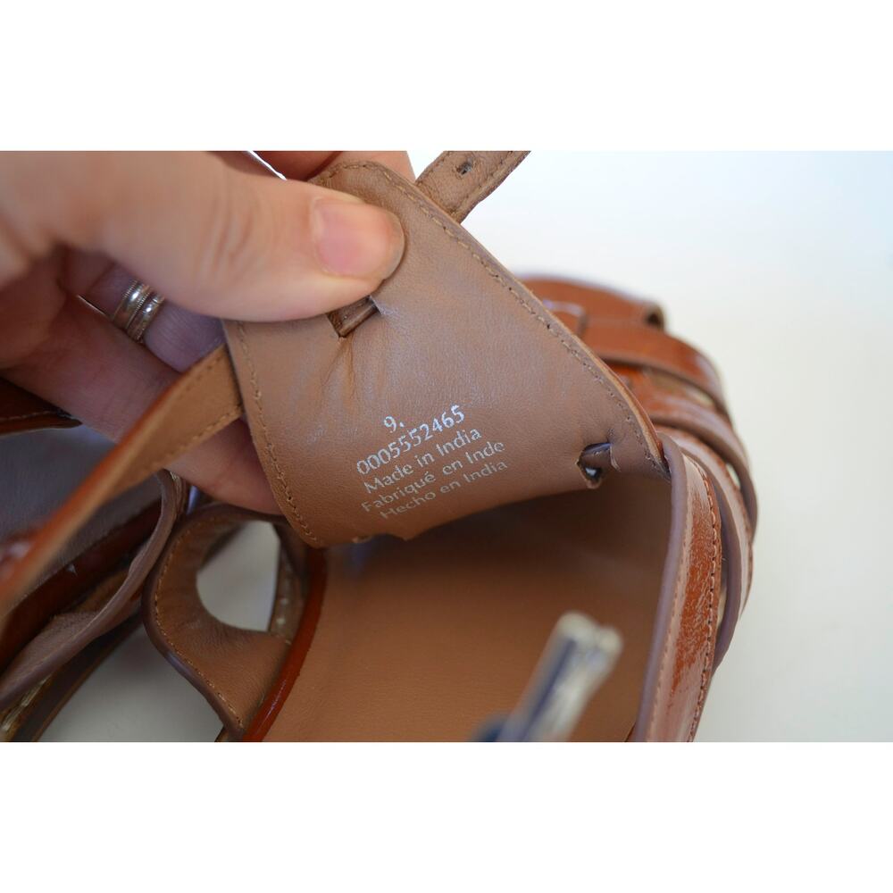 Free People Willow Fisherman Sandals Size 9 Closed Toe + Buckle Strap - Picture 4 of 5